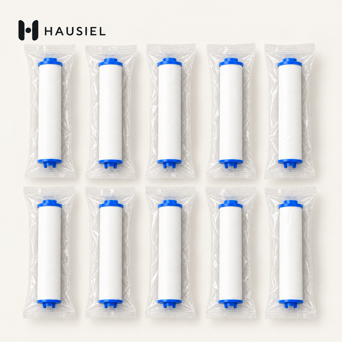 HAUSIEL 10 adet tek tek ambalajlı PP filtre paket içeriği
