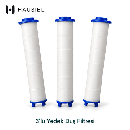 HAUSIEL 3'lü yedek duş filtresi