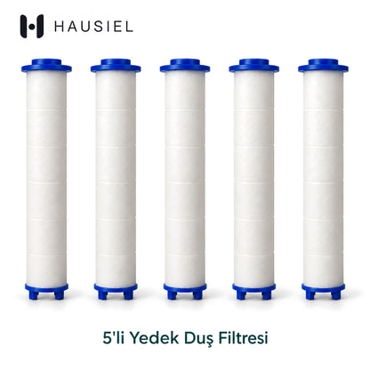HAUSIEL 5'li yedek duş filtresi