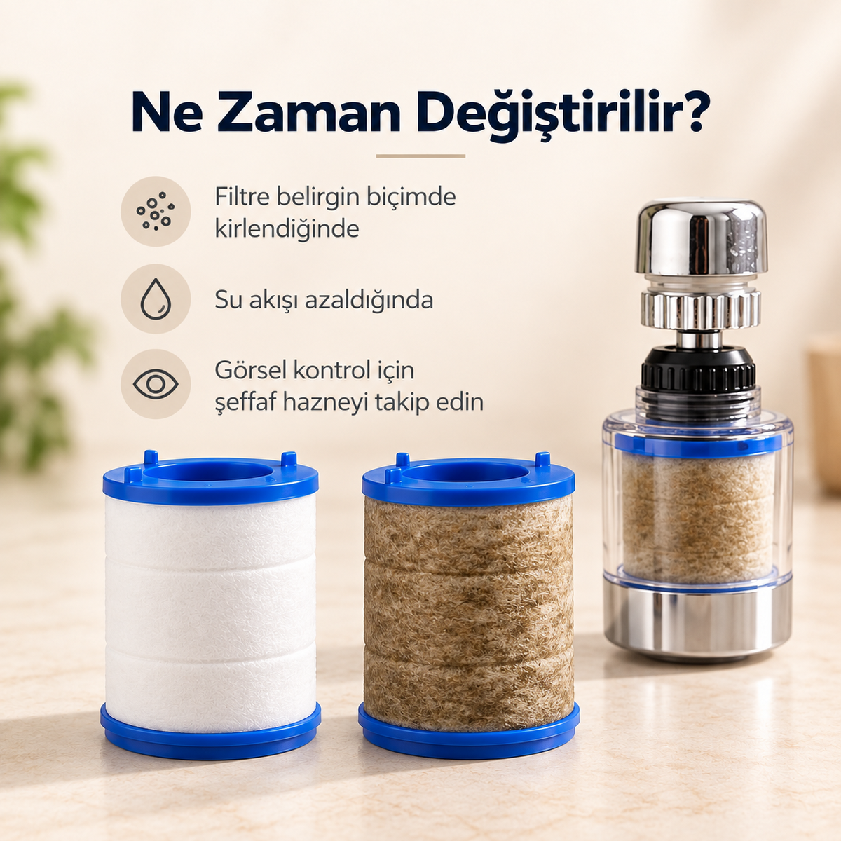 Musluk filtresinin ne zaman değiştirilmesi gerektiği